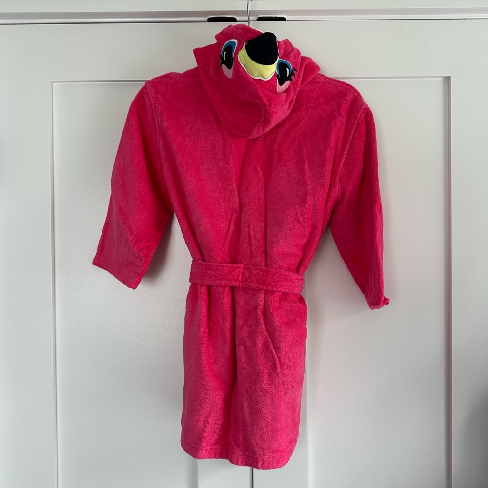 Kid’s Nautica Pink Flamingo Hooded Towel - Picture 4 of 4